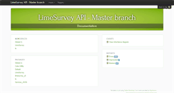 Desktop Screenshot of api.limesurvey.org