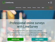 Tablet Screenshot of limesurvey.org